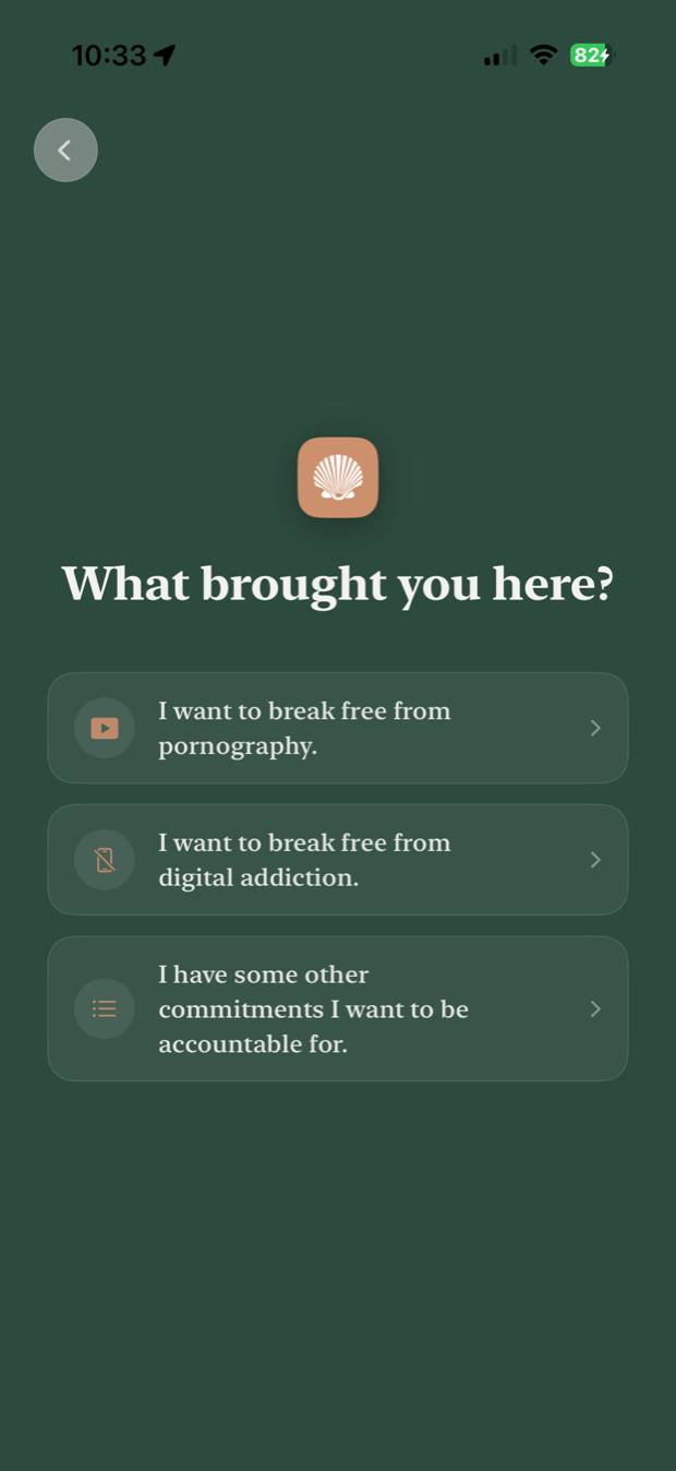 Choosing a path in the Camino app